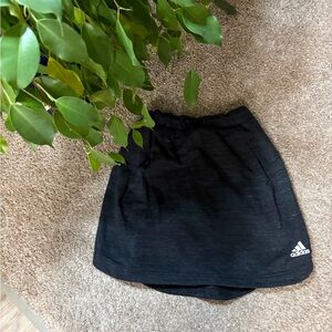 ADIDAS- Charcoal Black Sports Skirt